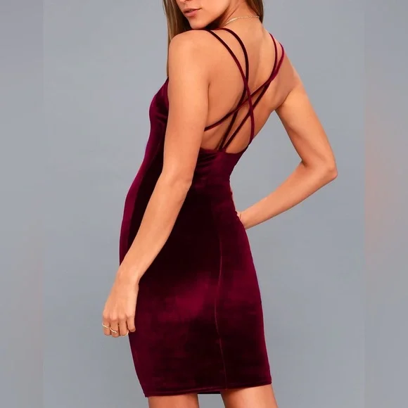 burgundy velvet dress lulus Velvet & Lace Tunic Dress, Women's Bohemian Dresses from Spool 72